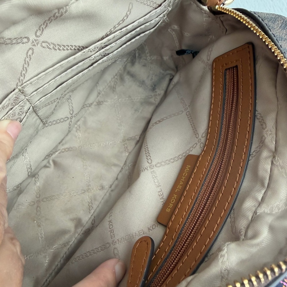 Michael Kors Parker Medium Logo Crossbody Bag - Picture 10 of 15